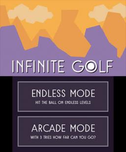Infinite Golf Title Screen